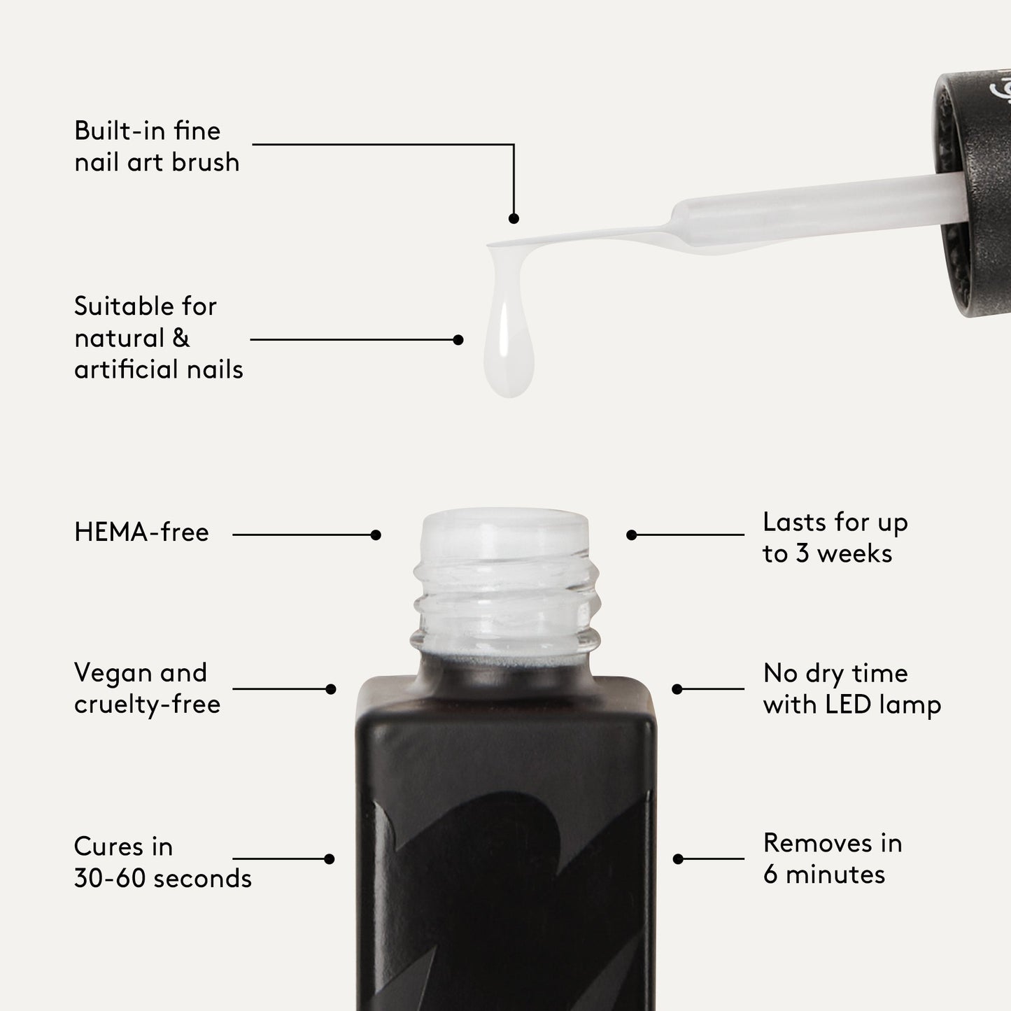 Mylee Liner Gel Polish - Silver Screen