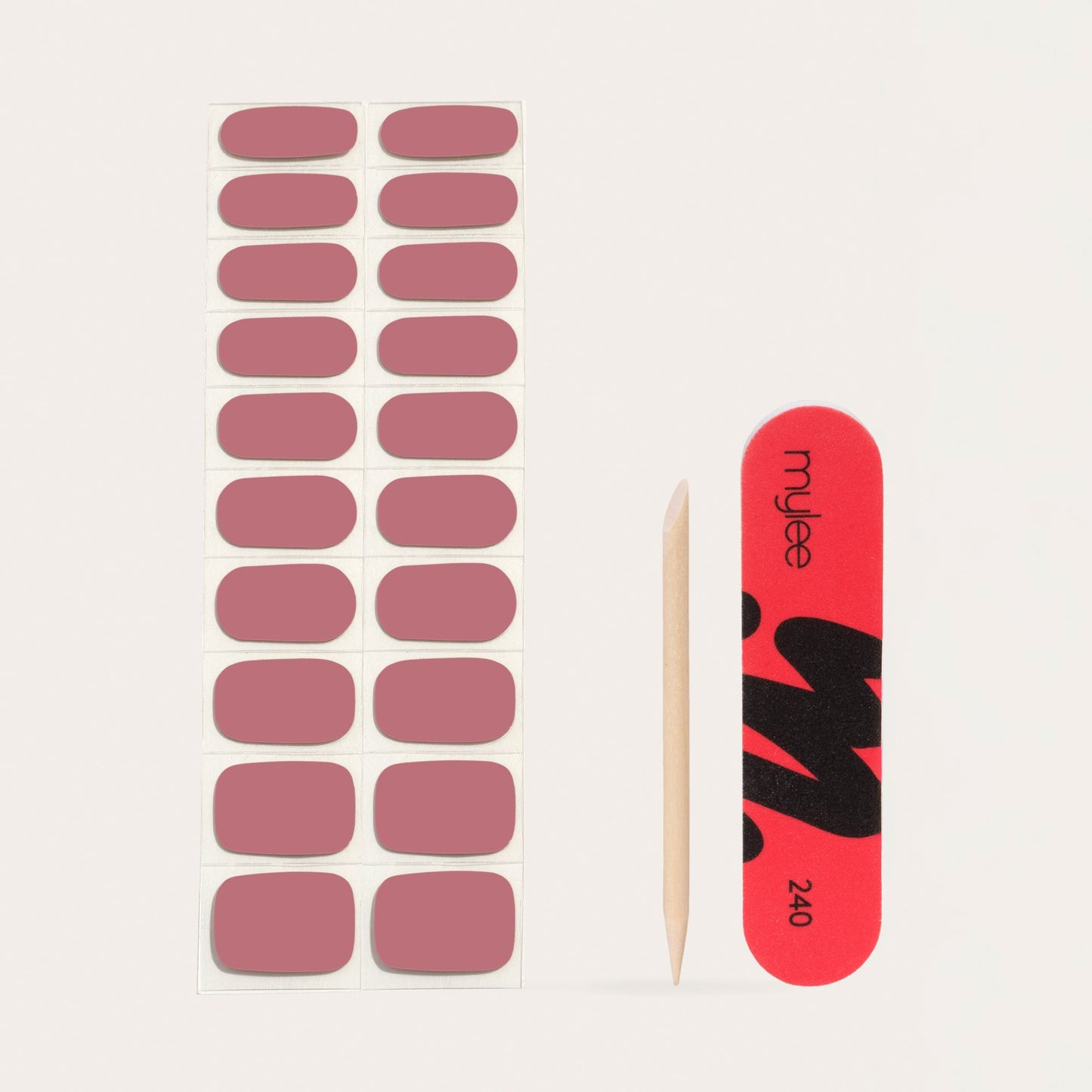 Mylee Vintage Rose Gel Nail Wraps