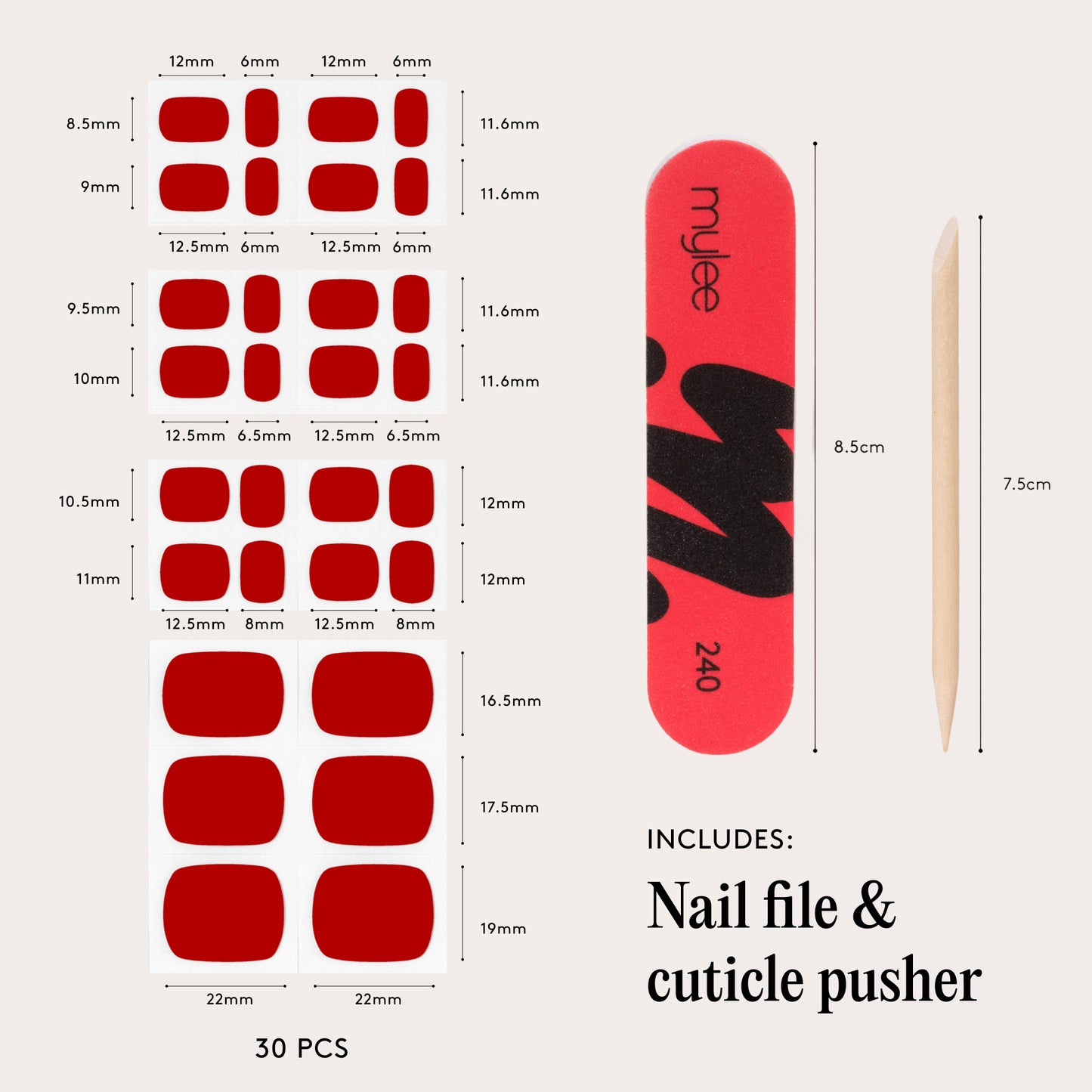 Mylee Gel Toe Wraps - French Cancan