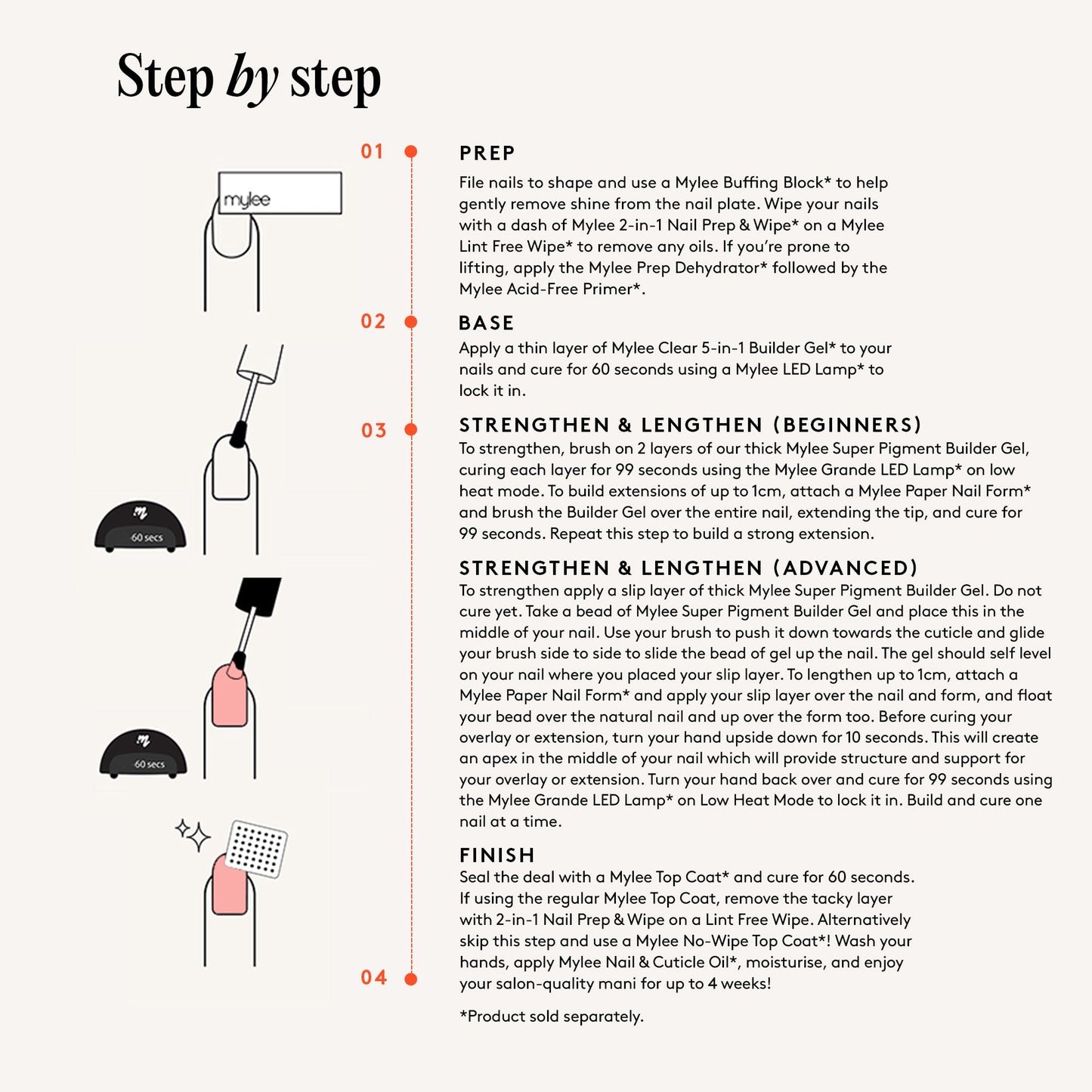 Mylee Super Pigment Builder Gel Polish - Rosewood