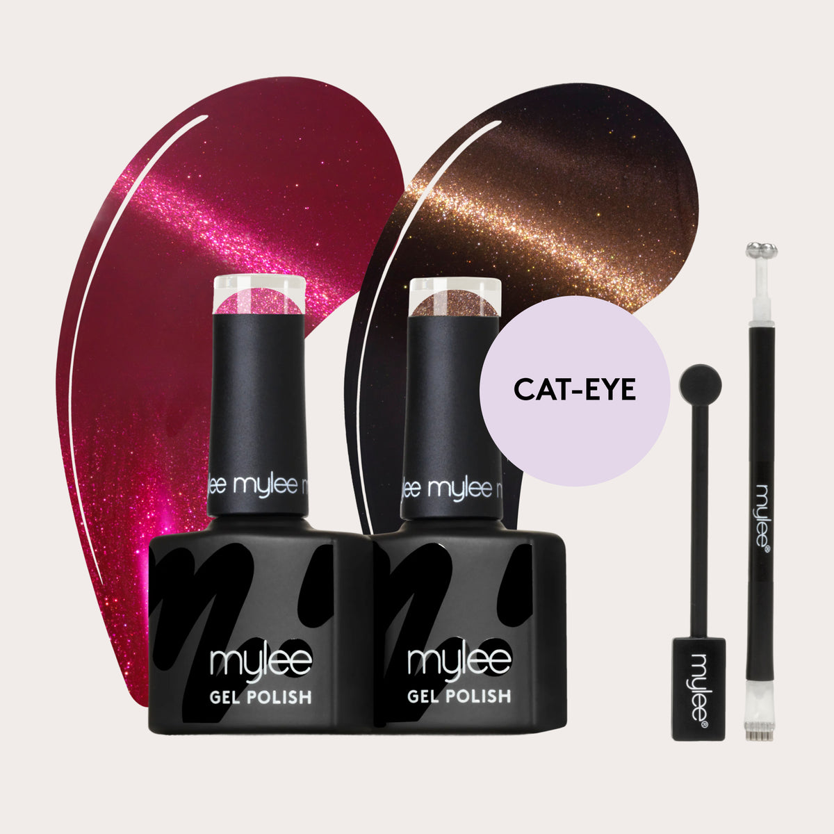 Mylee Gel Polish Duo - The Art Of Everyday Cat-Eye Gel Polish