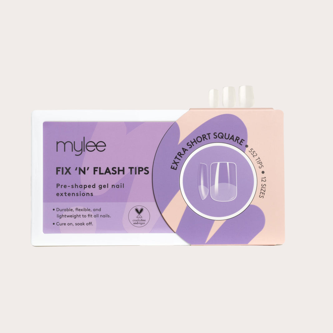 Fix ‘N’ Flash Tips | At-Home Soft Gel Mani Extensions – Mylee