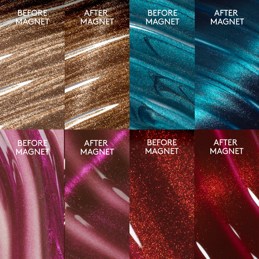 Cat-Eye Gel Polish Quad with Magnet Duo – Under your spell