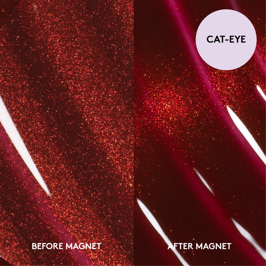 Cat-Eye Gel Polish - Red Hot Gossip