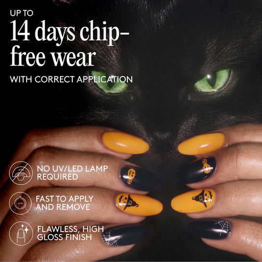 Gel Nail Wraps - Patchwork Pumpkin