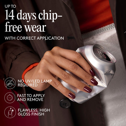 Mylee Gel Nail Wraps - House Red, Please