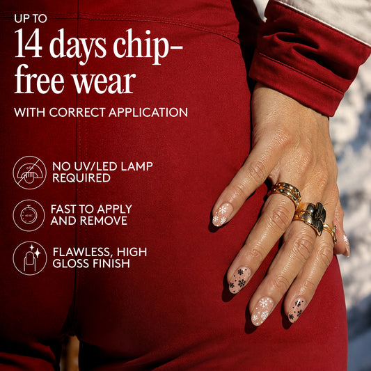 Gel Nail Wraps - First Snow