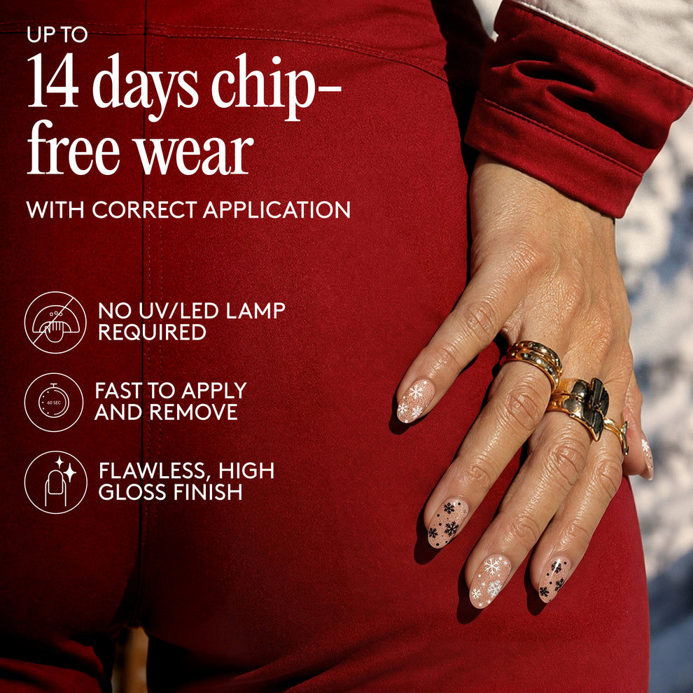 Gel Nail Wraps - First Snow