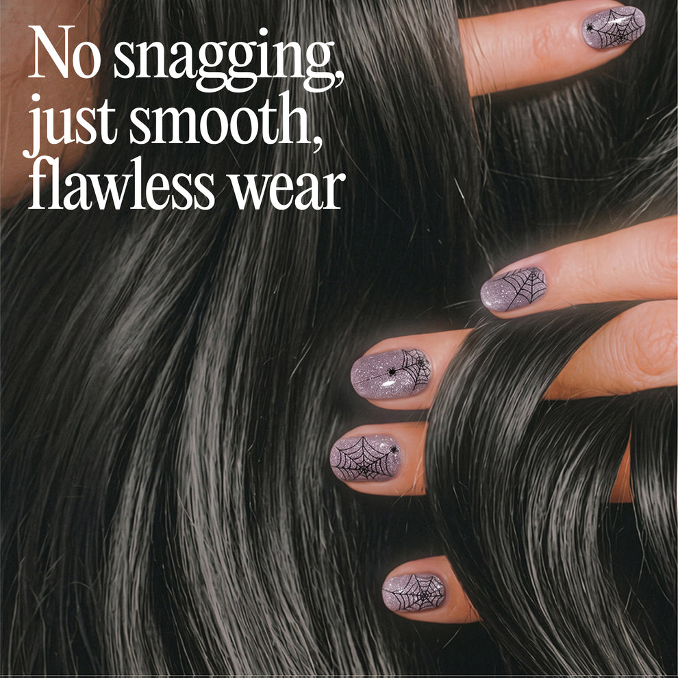 Gel Nail Wraps - Cobweb Cutie