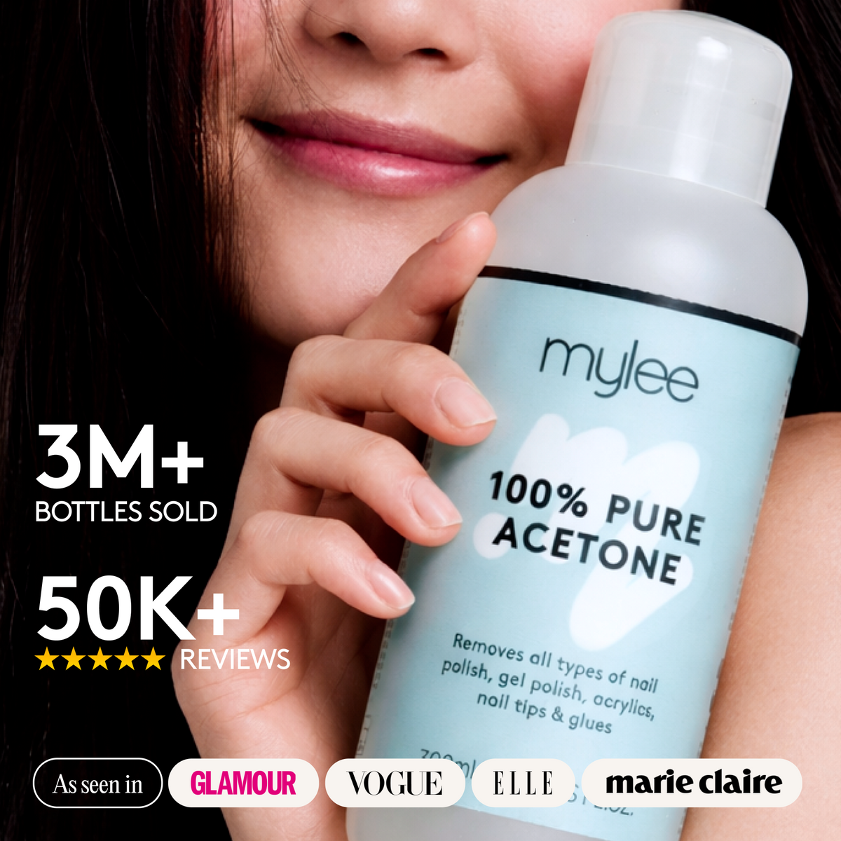 100% Pure Acetone - 300ml