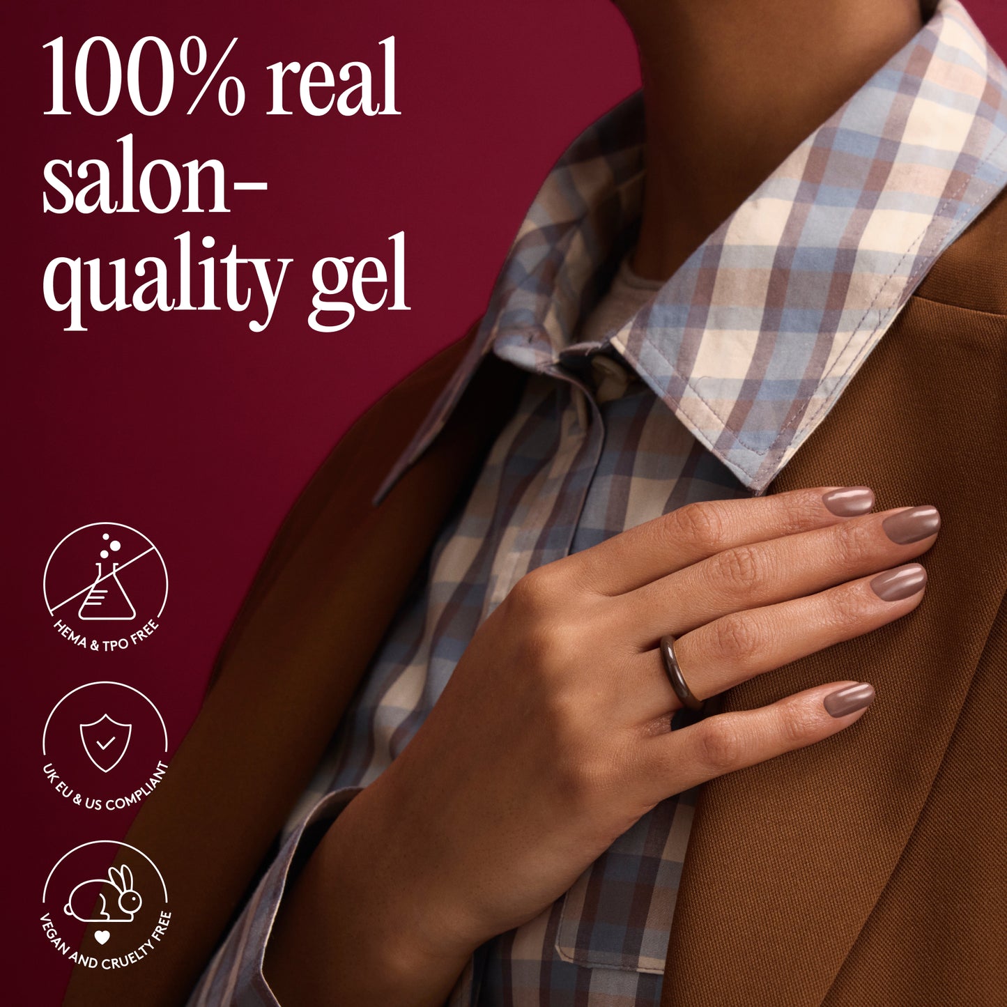 Mylee Gel Nail Wraps - Taupe Of Mind