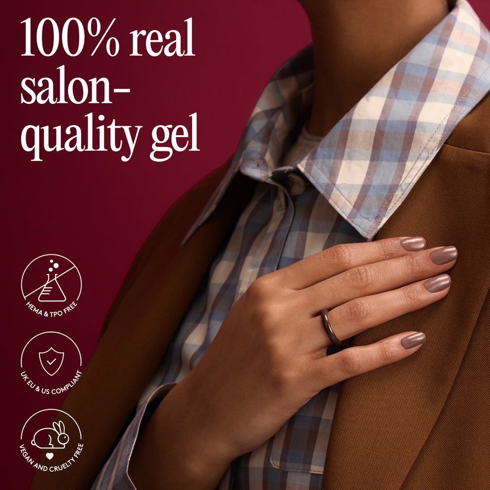 Mylee Gel Nail Wraps - Taupe Of Mind