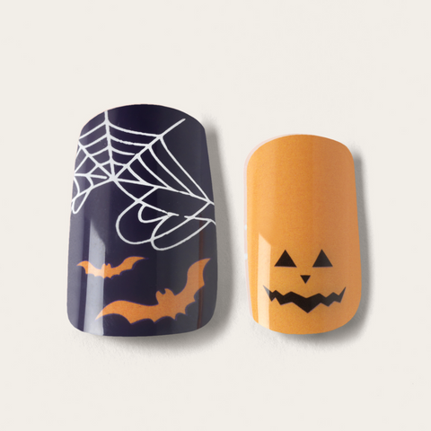 Mylee Patchwork Pumpkin Gel Nail Wraps