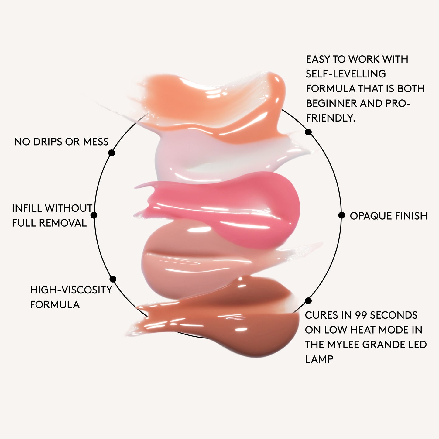 Mylee Super Pigment Builder Gel Polish Duo (Clear / Terracotta)