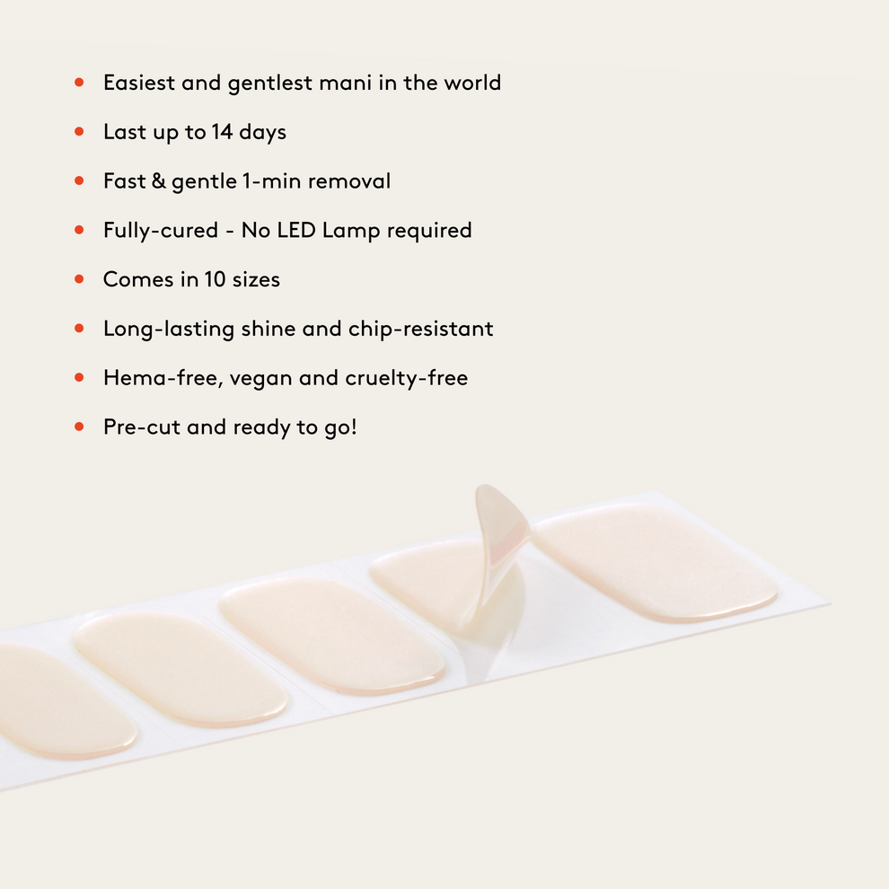 Mylee Gel Nail Wraps - Soap Suds