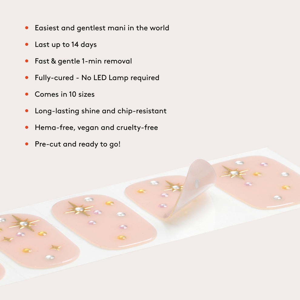 Mylee Gel Nail Wraps - Tinsel Twinkle