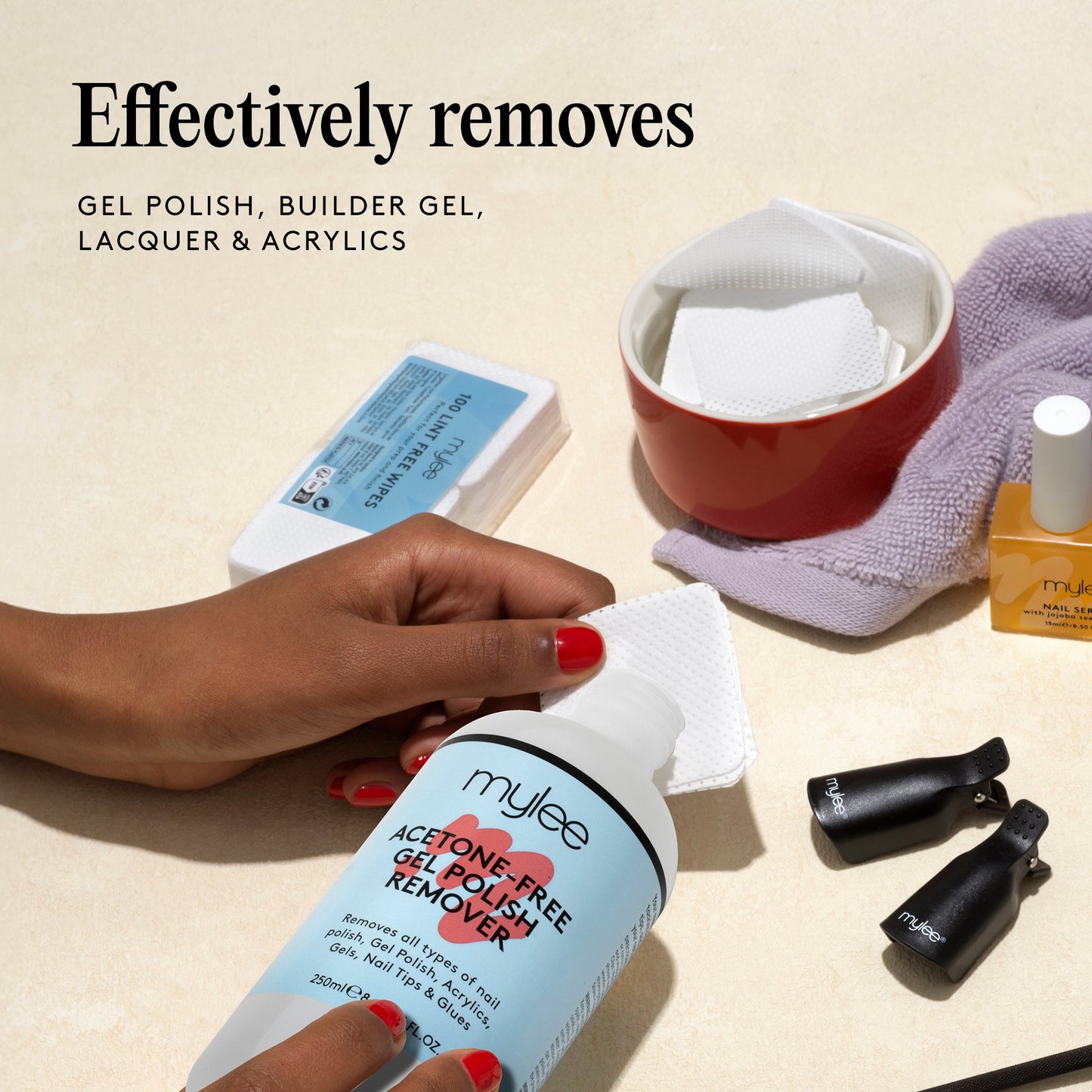 Mylee Acetone Free Polish Remover 250ml