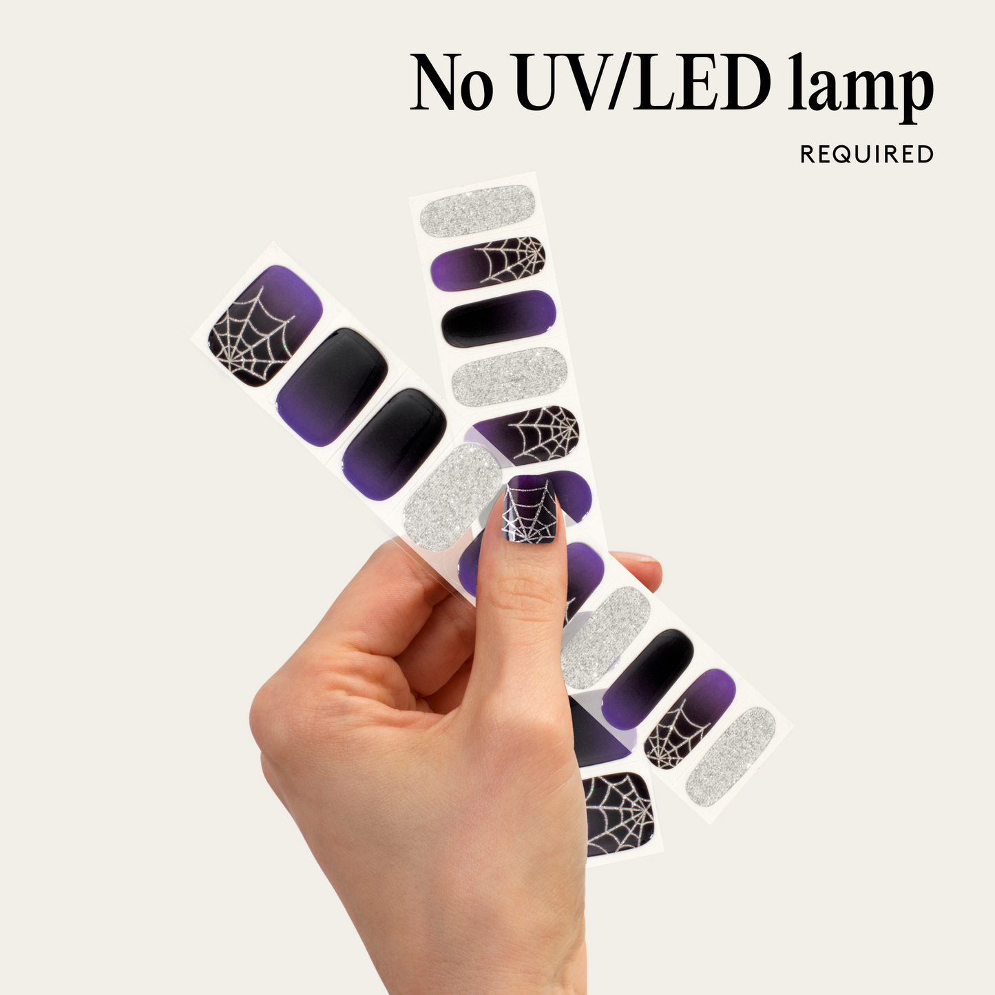 Mylee Black Widow Gel Nail Wraps