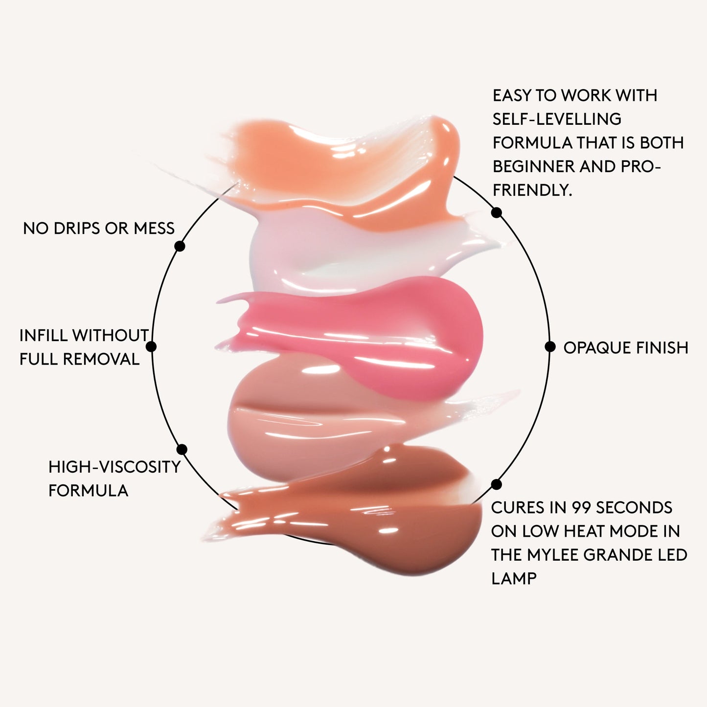 Mylee Super Pigment Builder Gel Polish - Antique Pink