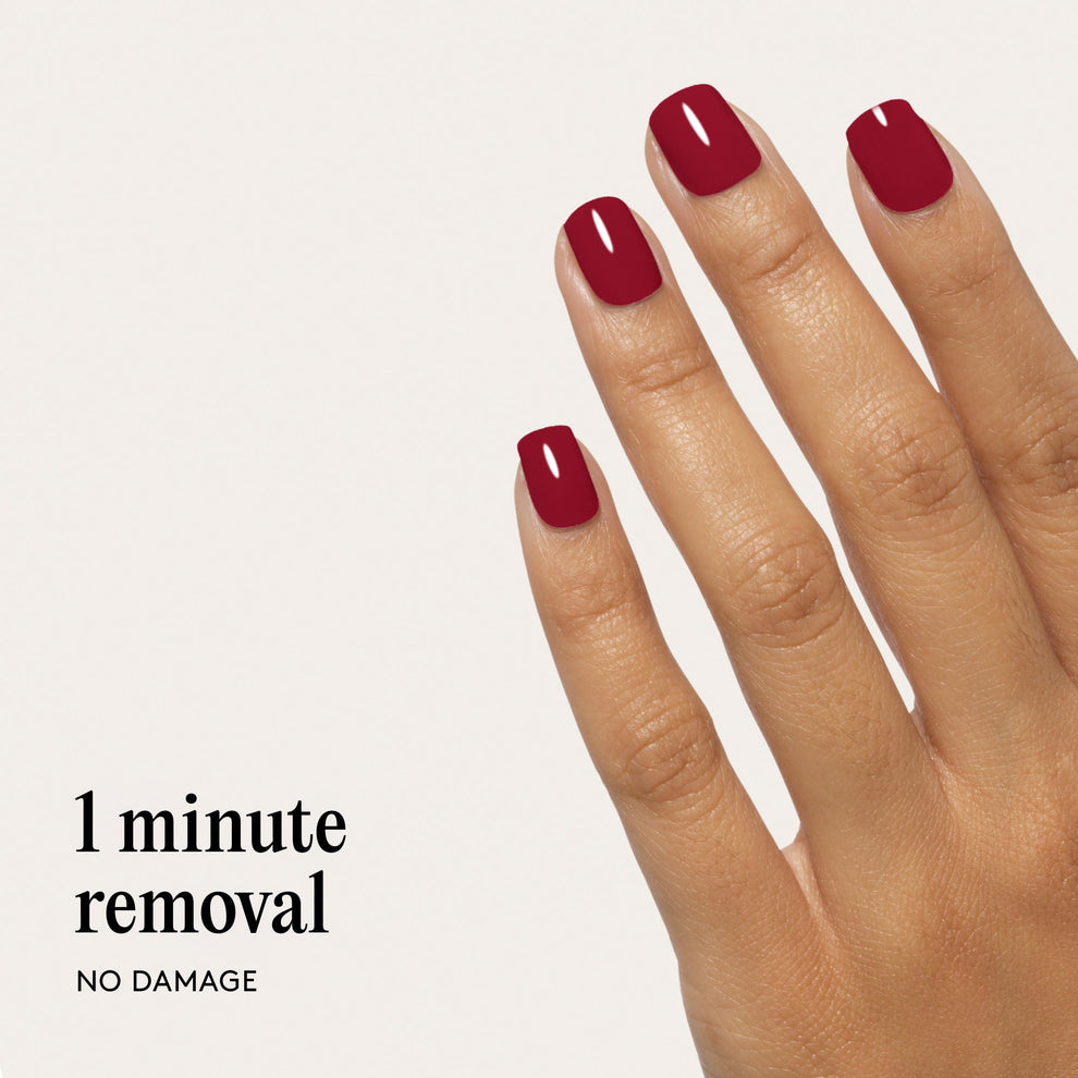 Mylee Gel Nail Wraps - As Red As It Gets