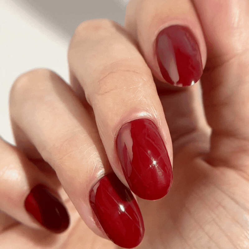 Mylee Gel Nail Wraps - As Red As It Gets
