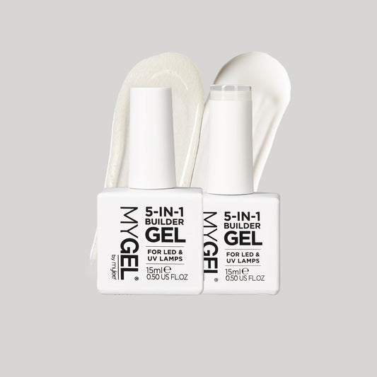 Mylee 5 in 1 Builder Gel Duo (Clear/White)