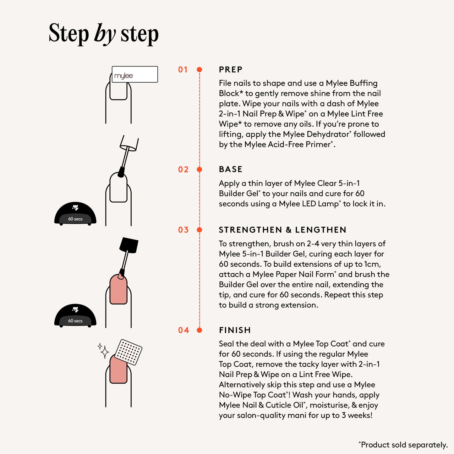 Mylee 5-in-1 Builder Gel Polish - Laid Bare