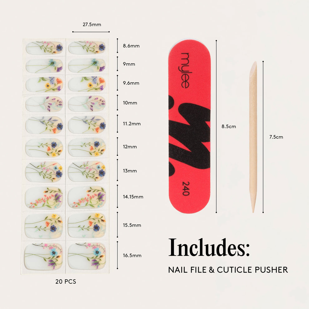 Mylee Blooming Lovely Gel Nail Wraps