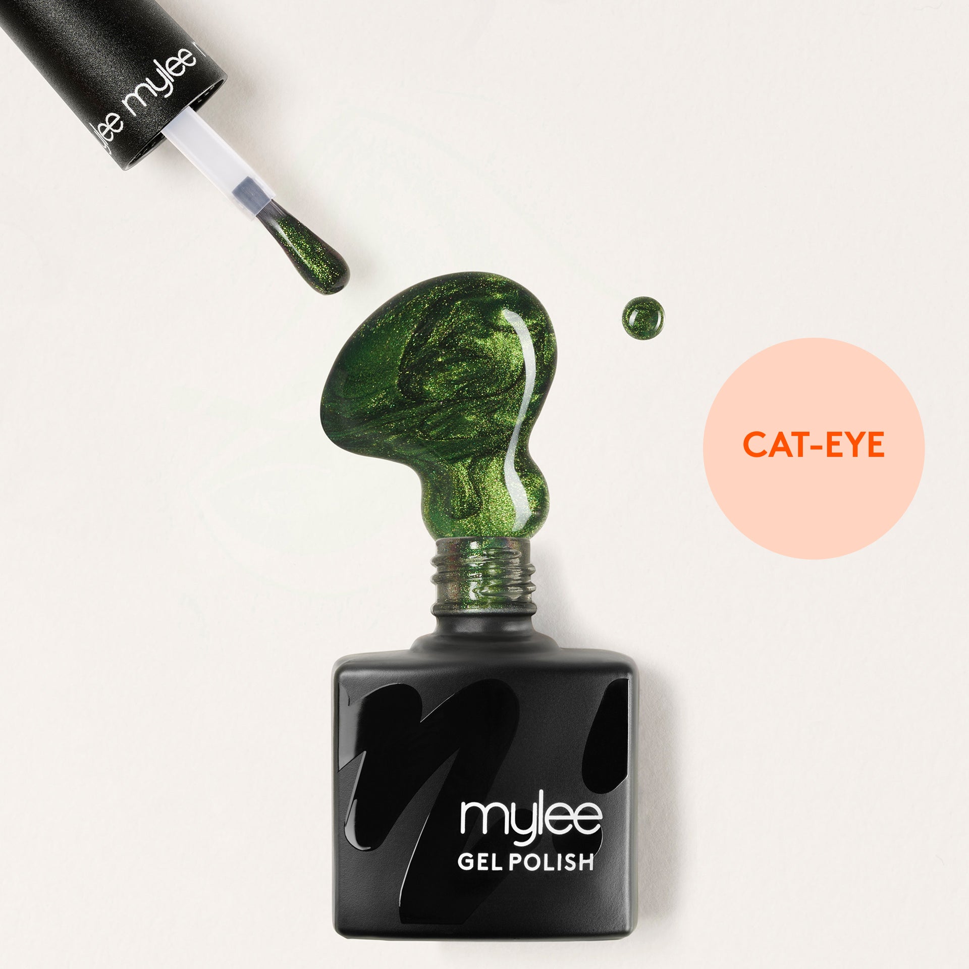 Cat Eye Gel Polish Lucky Clover