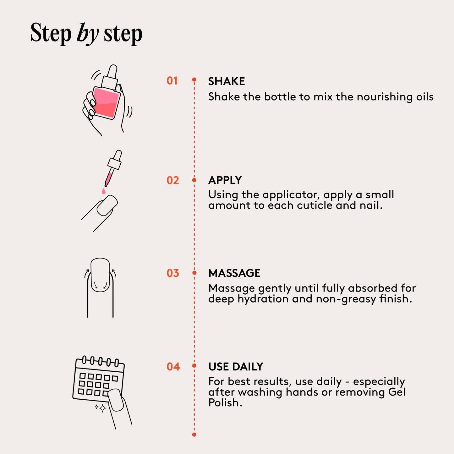 Mylee Raspberry Ripple Cuticle Oil 10ml