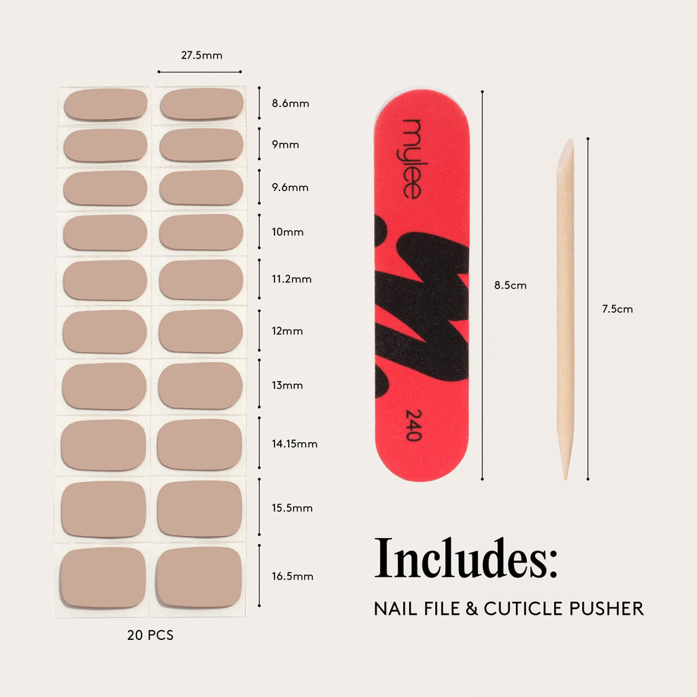Mylee Cozy Nights Gel Nail Wraps