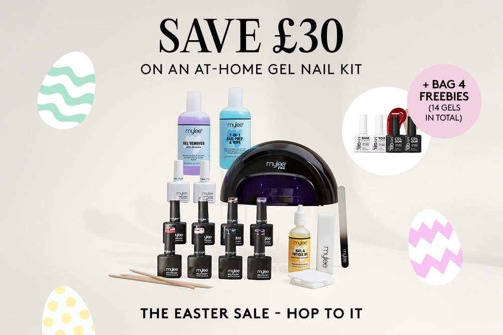 Bag all the bits for a salon-quality gel mani + 4 extra polishes come free