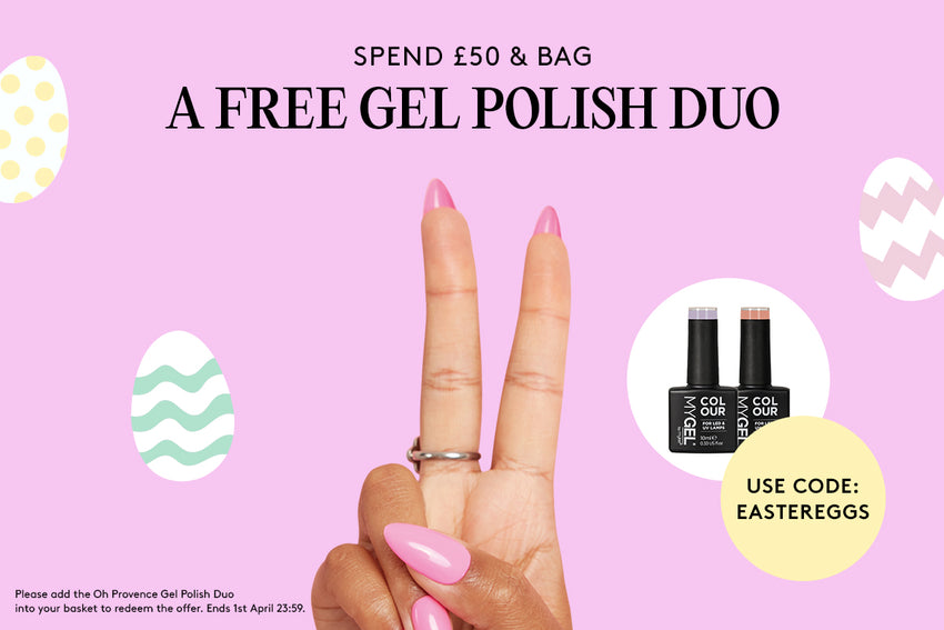 Double up on treats for that special lady with a free gel polish duo - USE CODE: EASTEREGGS