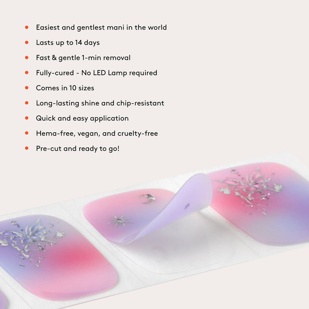 Mylee Purple Haze Gel Nail Wraps