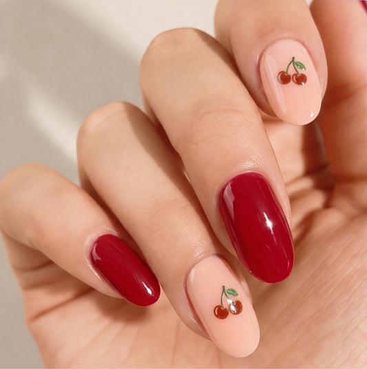 Mylee Gel Nail Wraps - Cherry-Picked