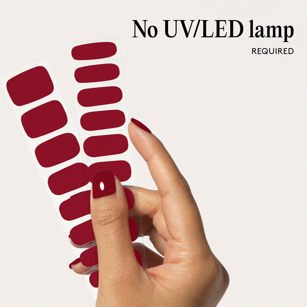 Mylee Gel Nail Wraps - As Red As It Gets