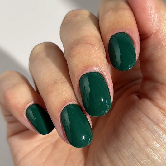Mylee Gel Nail Wraps - Green Velvet