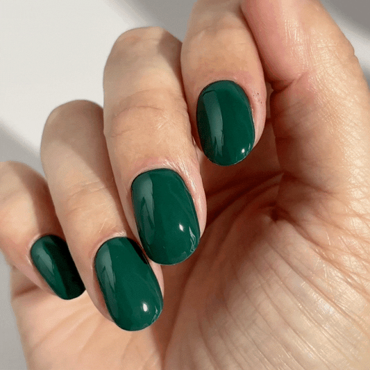 Mylee Gel Nail Wraps - Green Velvet
