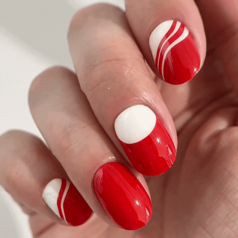 Mylee Lady in Red Gel Nail Wraps
