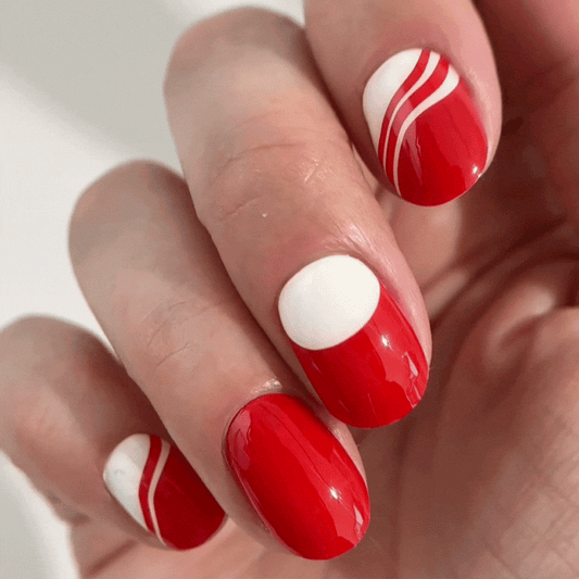 Mylee Gel Nail Wraps - Lady in Red