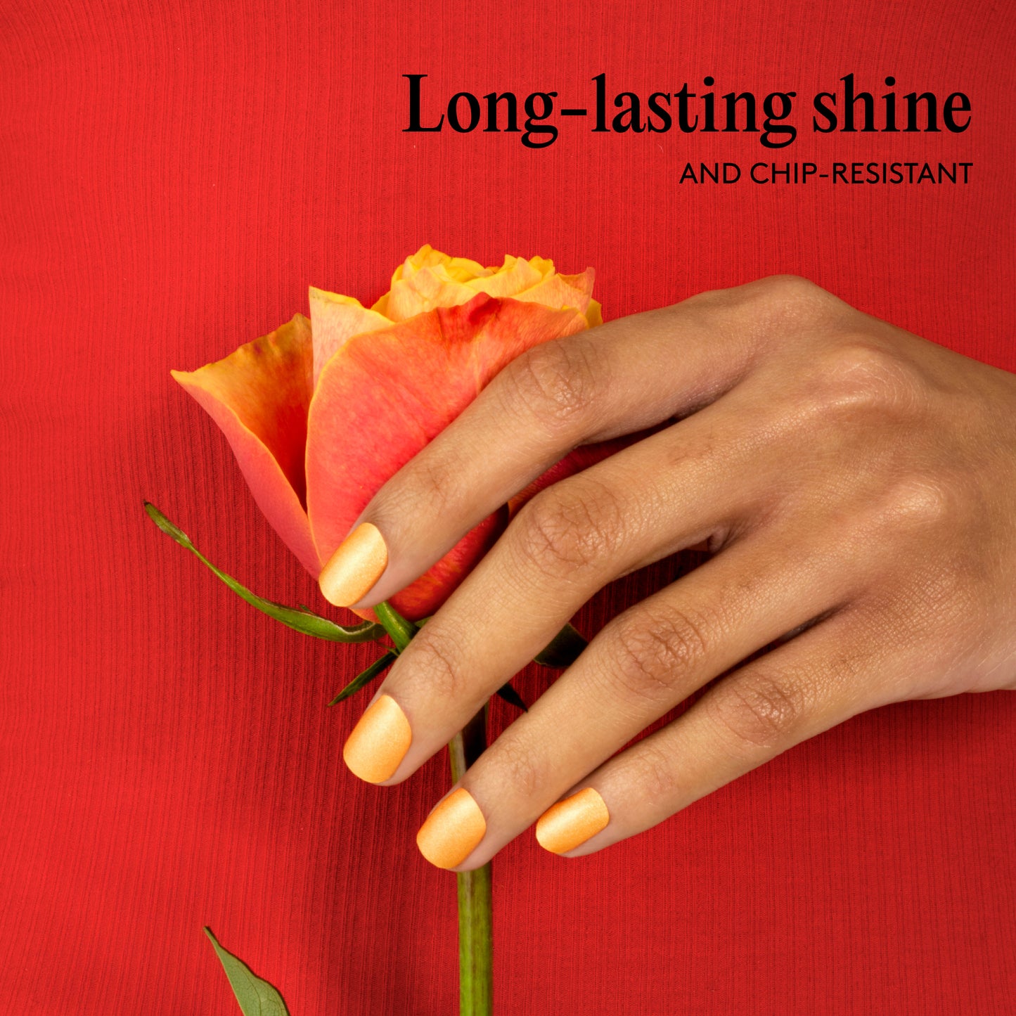 Mylee Gel Nail Wraps - French Marigold