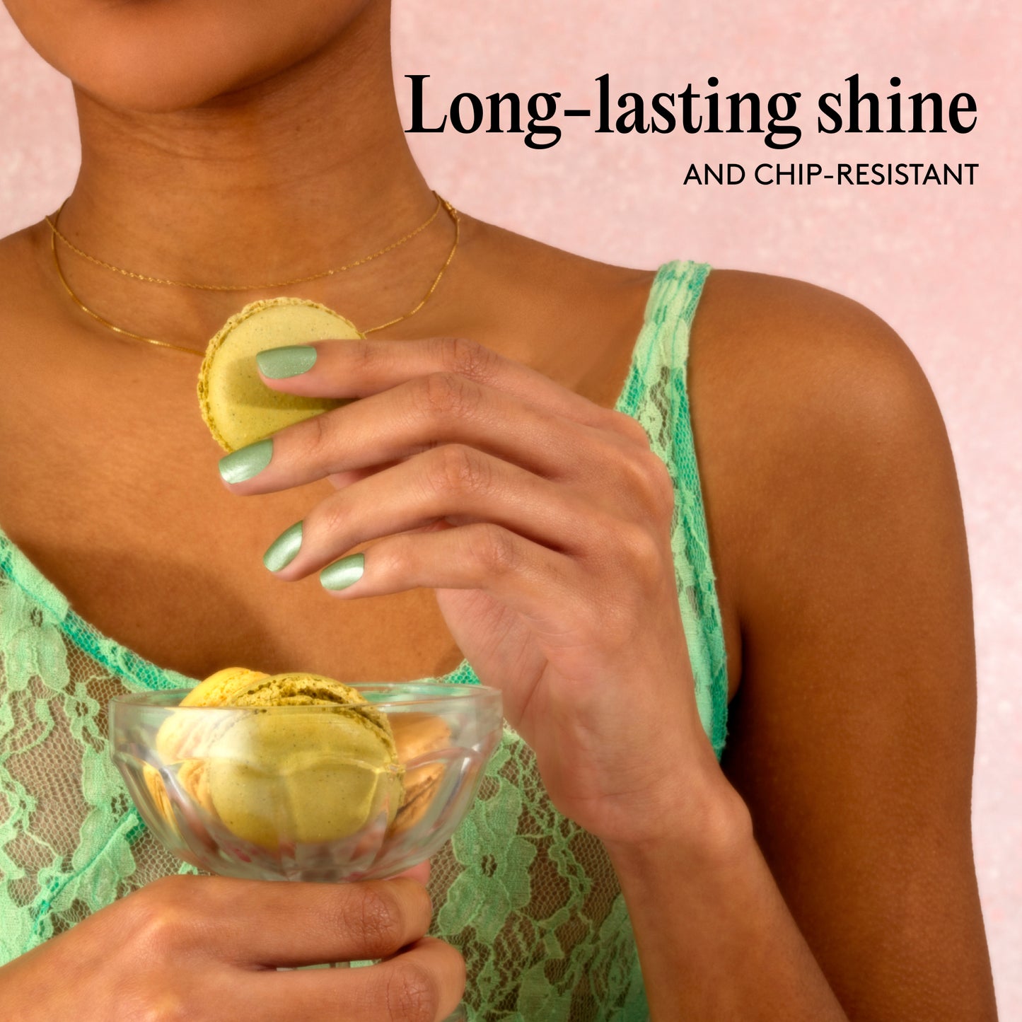 Mylee Gel Nail Wraps - Pistachio Macaron