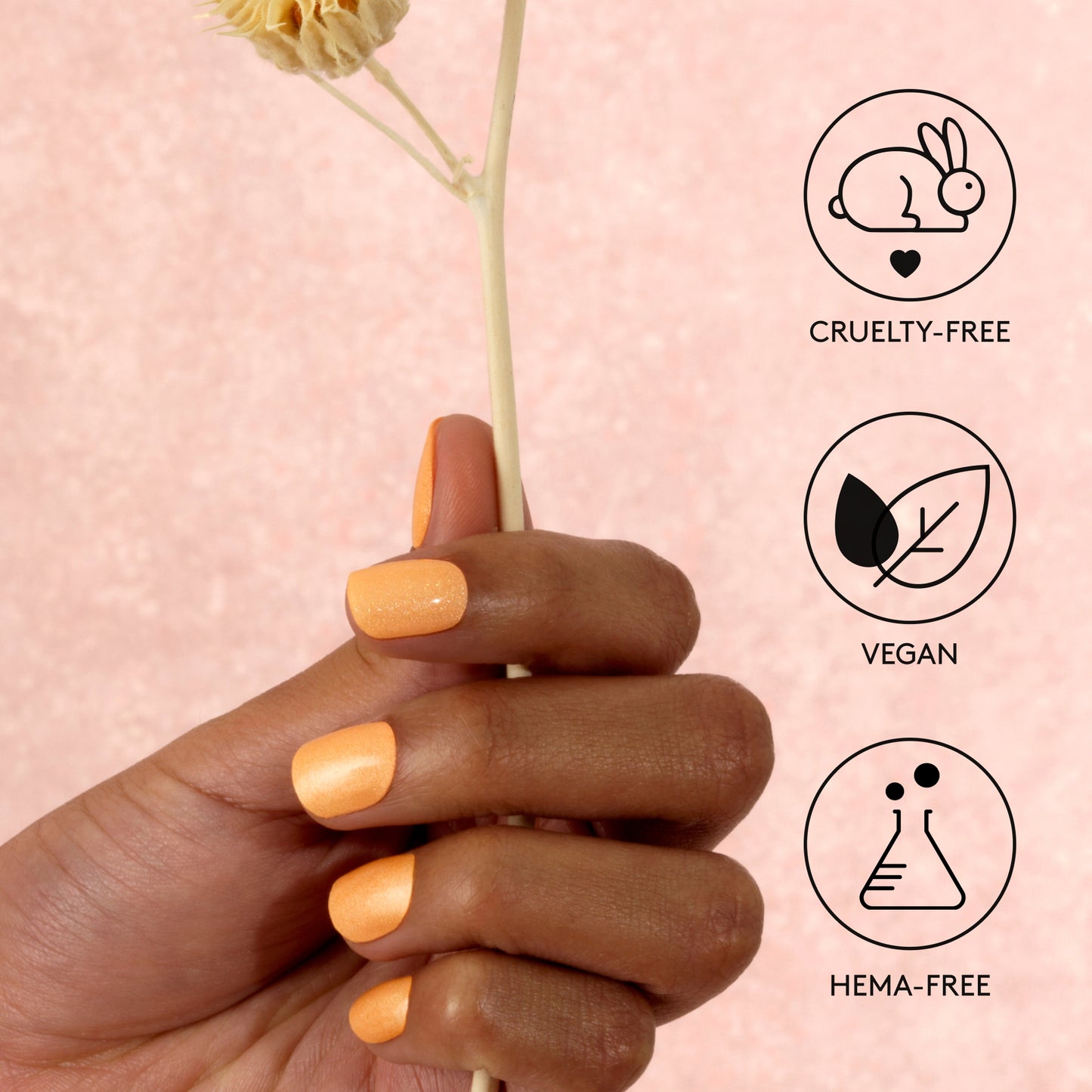 Mylee Gel Nail Wraps - French Marigold
