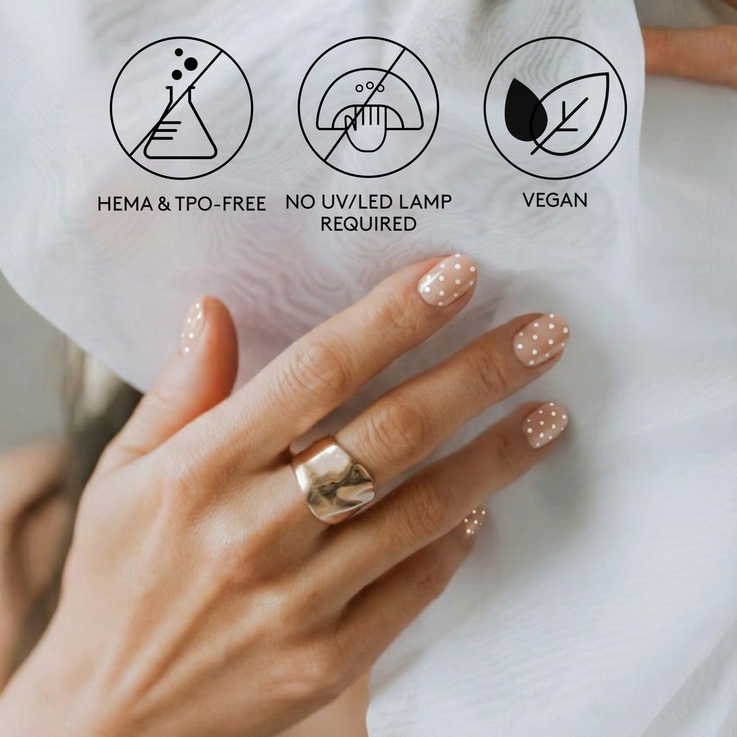 Mylee Gel Nail Wraps - Connect The Dots