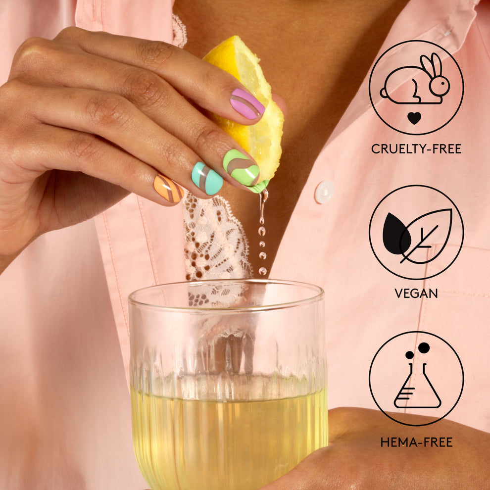 Mylee Gel Nail Wraps - Love-Love