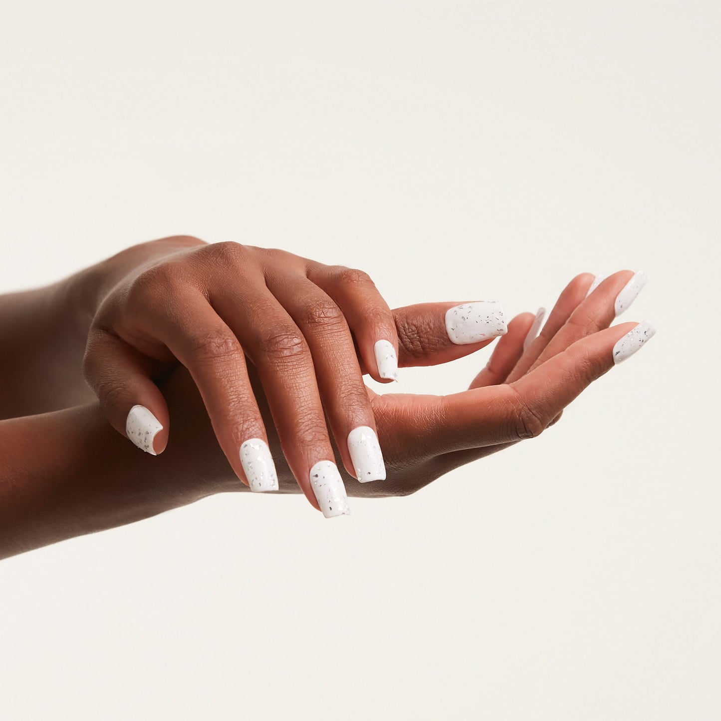 Mylee Silver Flake No Wipe Top Coat Gel Nail Polish 15ml