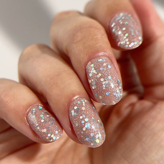 Mylee Gel Nail Wraps - Candy Floss