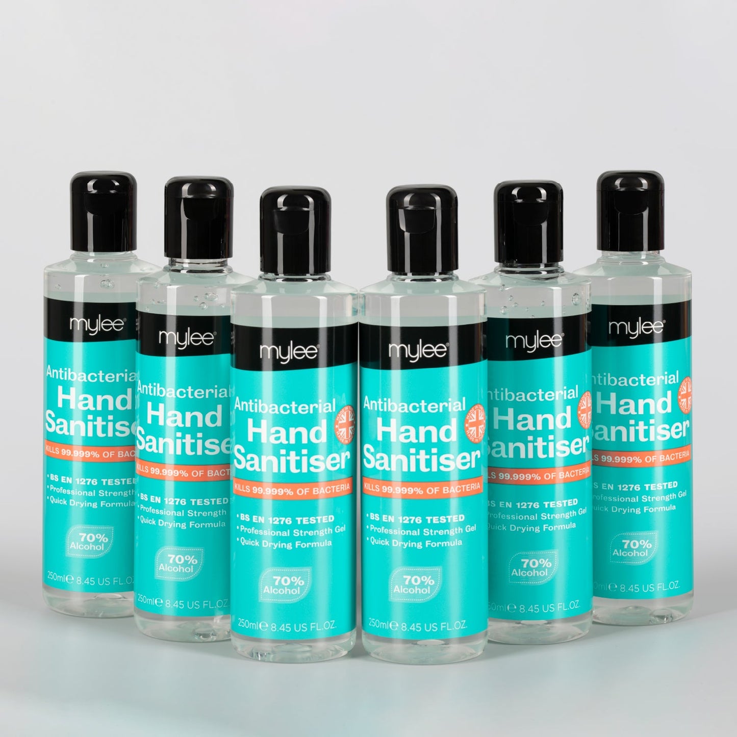 Mylee Antibacterial Hand Sanitiser 250ml (Pack of 6)