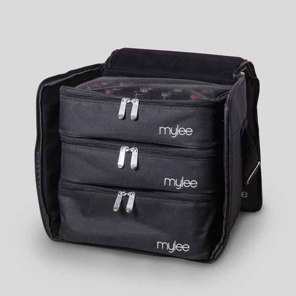 3 Tier Black Nail Kit Case  Nail Accessories – Mylee