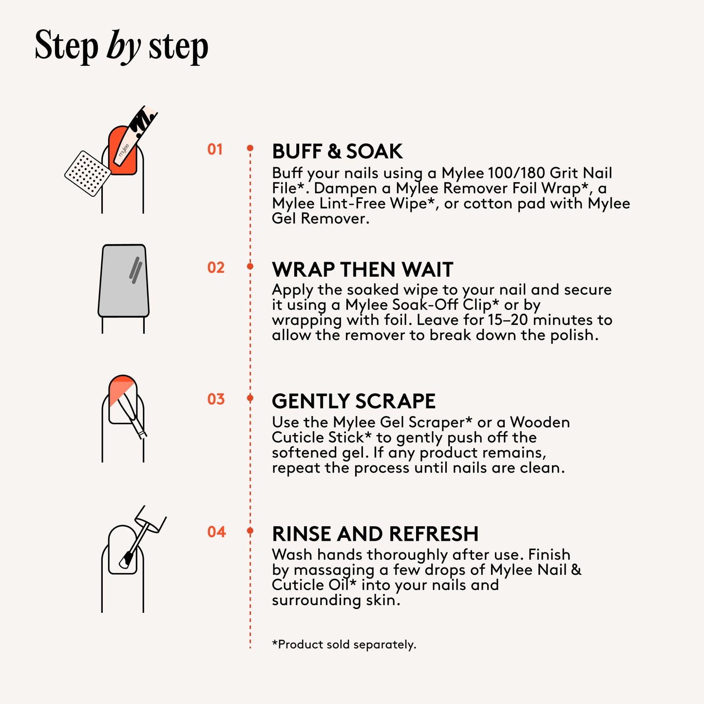 Mylee Gel Remover - 1000ml